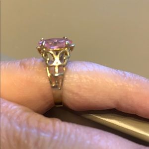 “Pink ice” fashion ring 10k